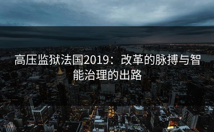 高压监狱法国2019：改革的脉搏与智能治理的出路